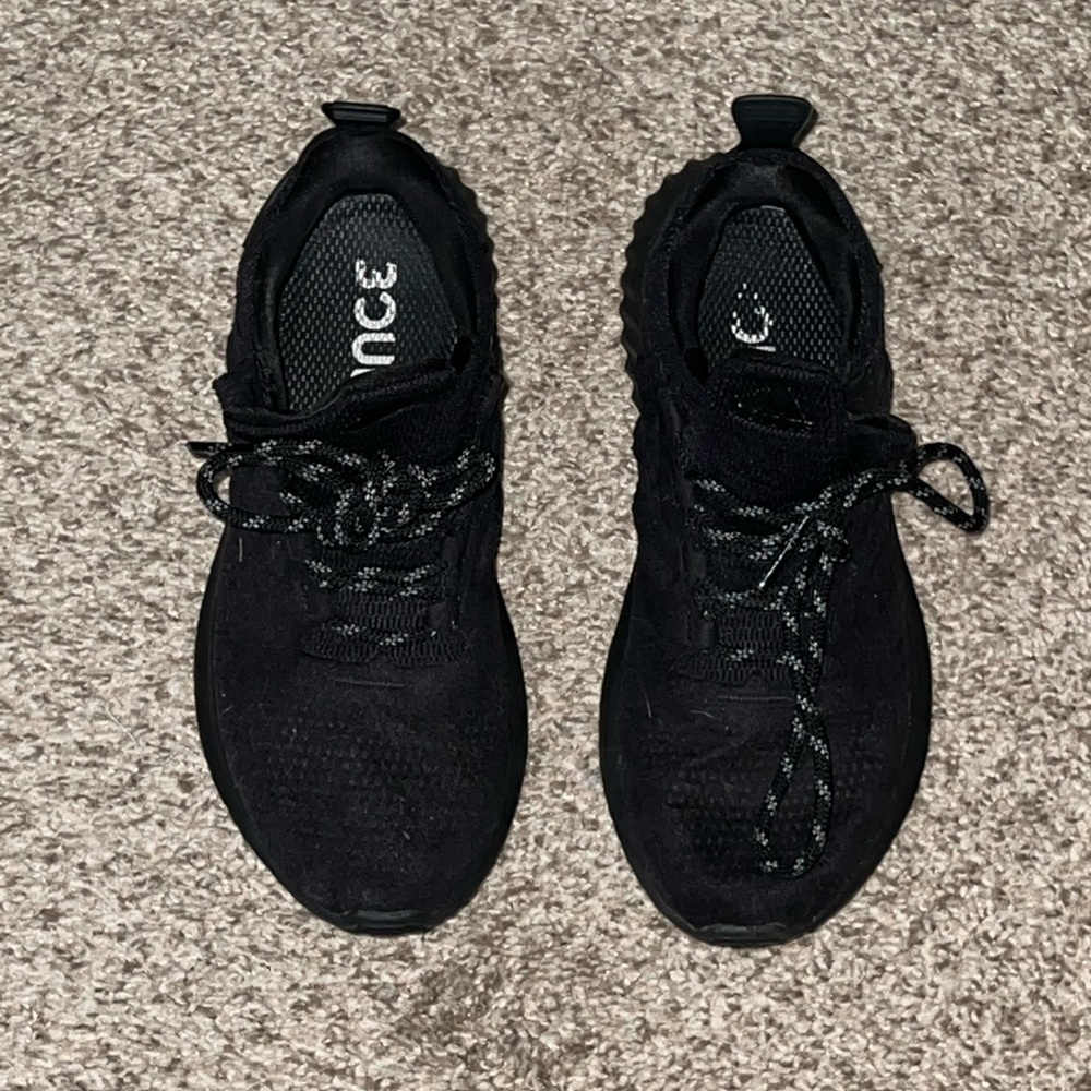 Black Cloth Sneakers